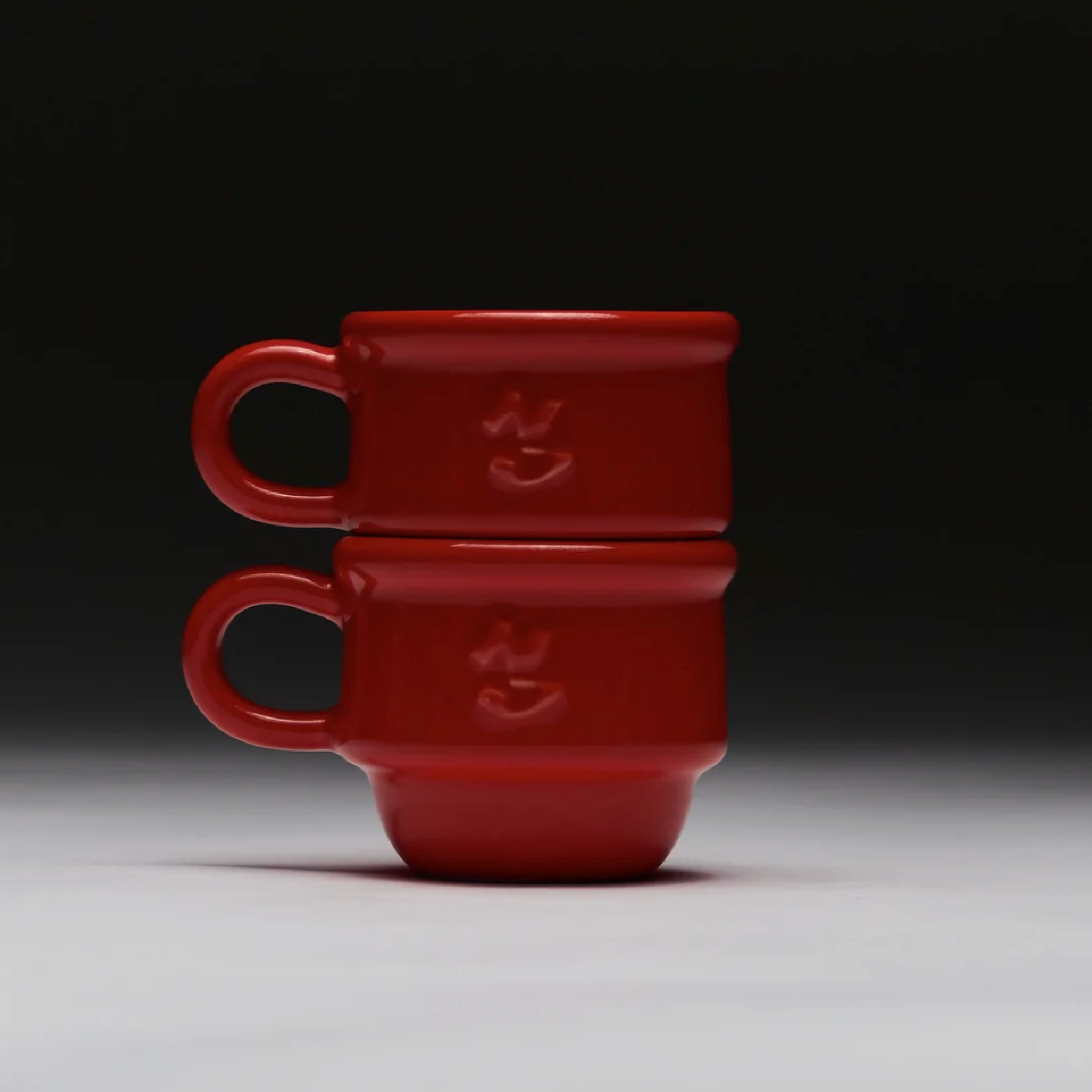 Kantine Espresso Cup Set - Red x Freja Wewer
