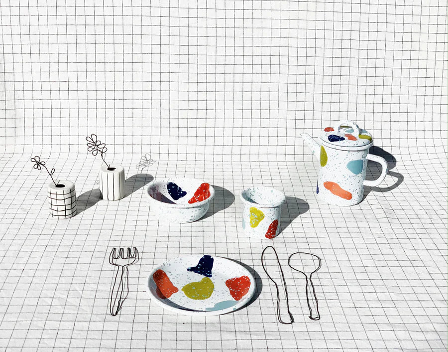 Bornn - Kids & Family Plate 18CM | White