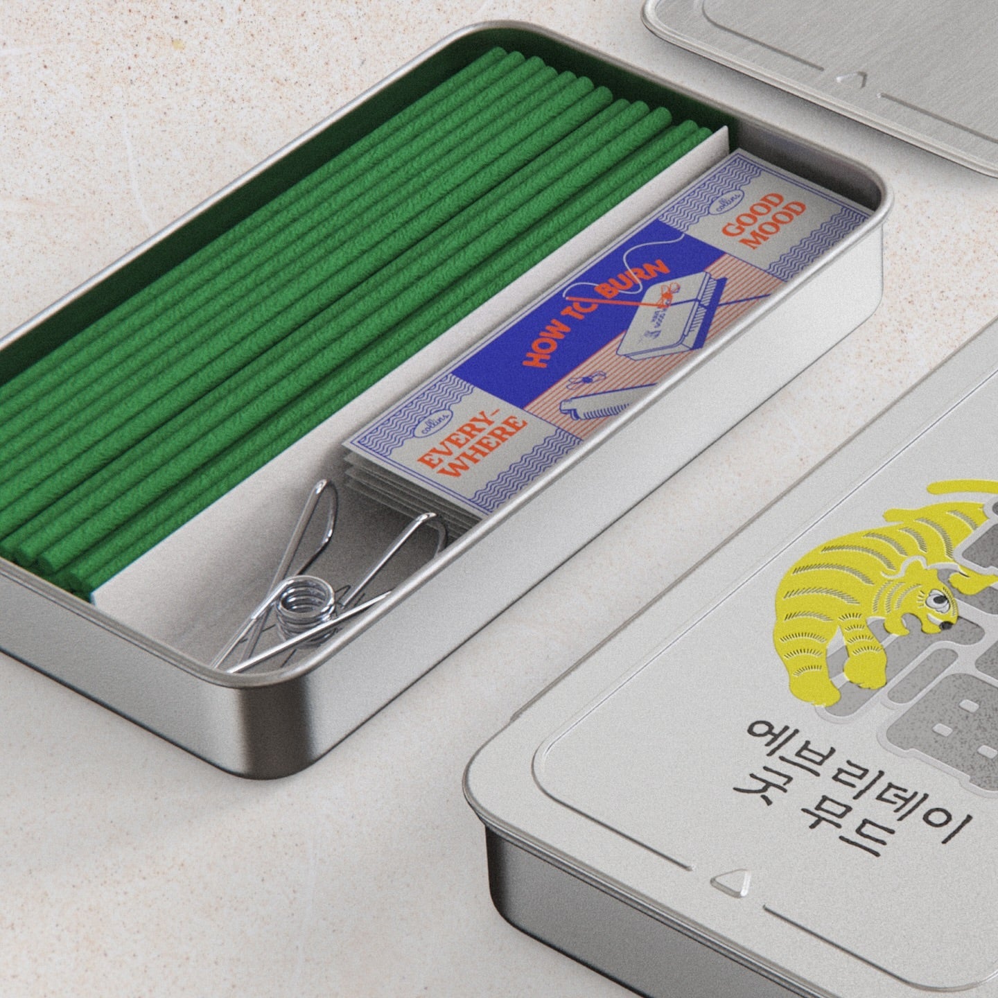 Collins Korean Edition incense, bamboo-free sticks