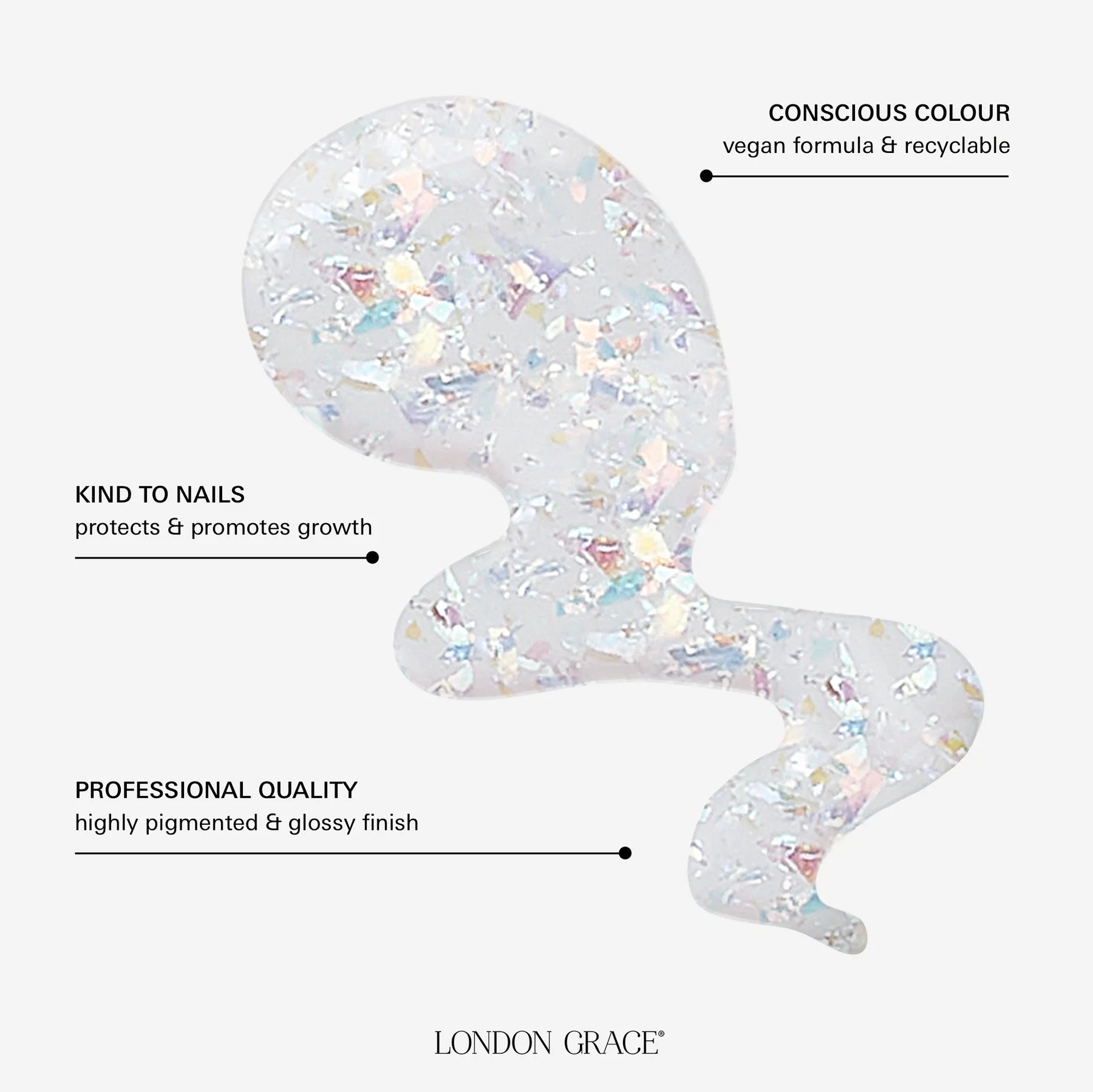 London Grace - Nail Polish | Pearl Top Coat