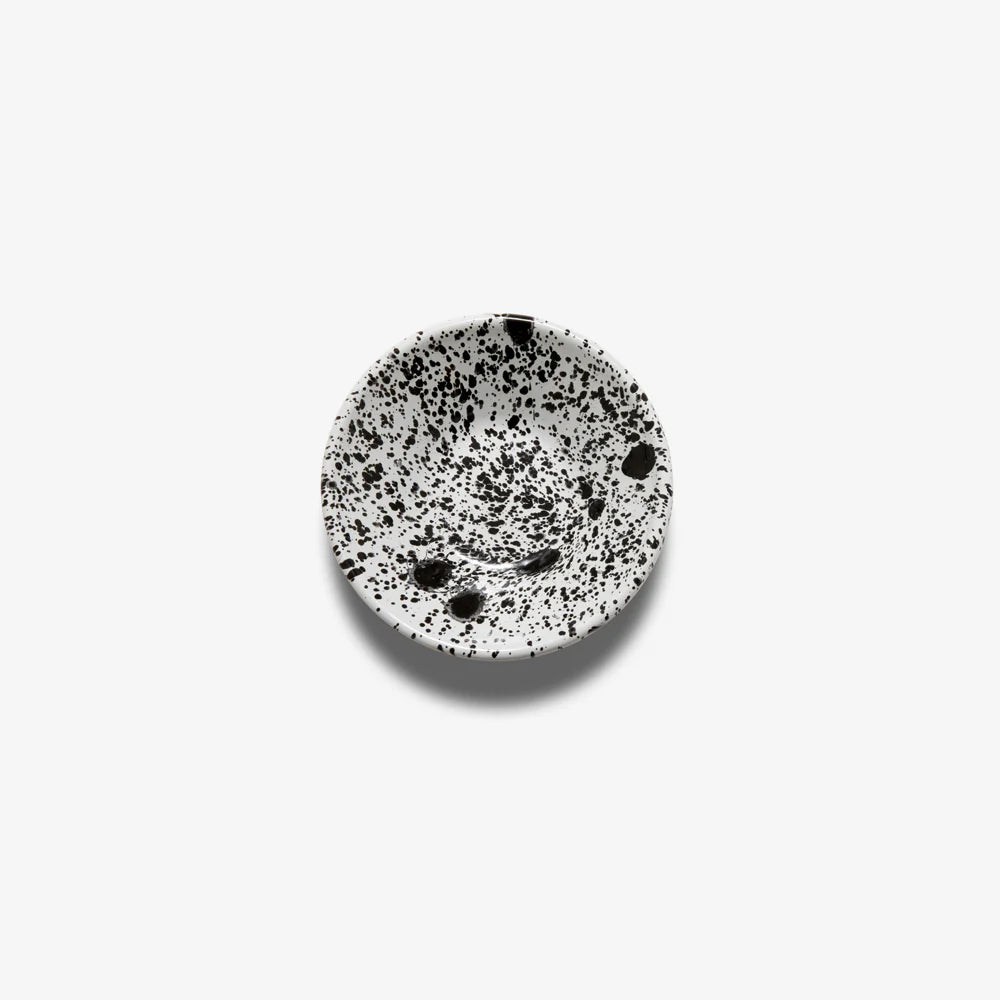 Bornn - Monochrome Bowl 17cm | Black Splatter