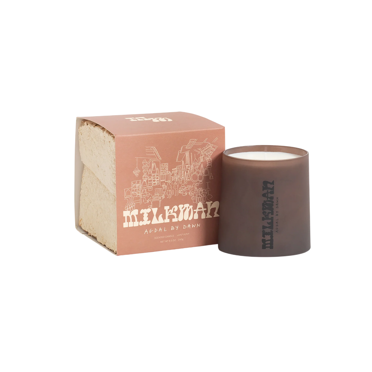 Scented Candle With Saffron & Jasmine Notes – Agdal By Dawn