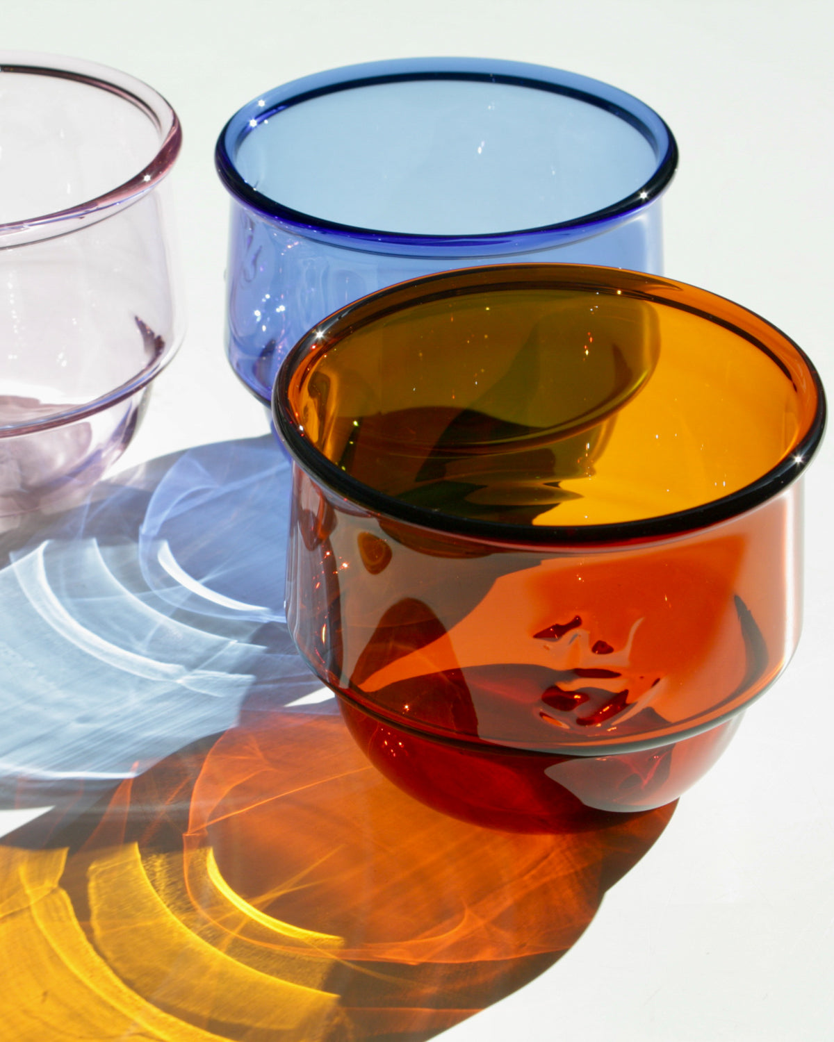 Kantine Drinking Glass Set - Amber