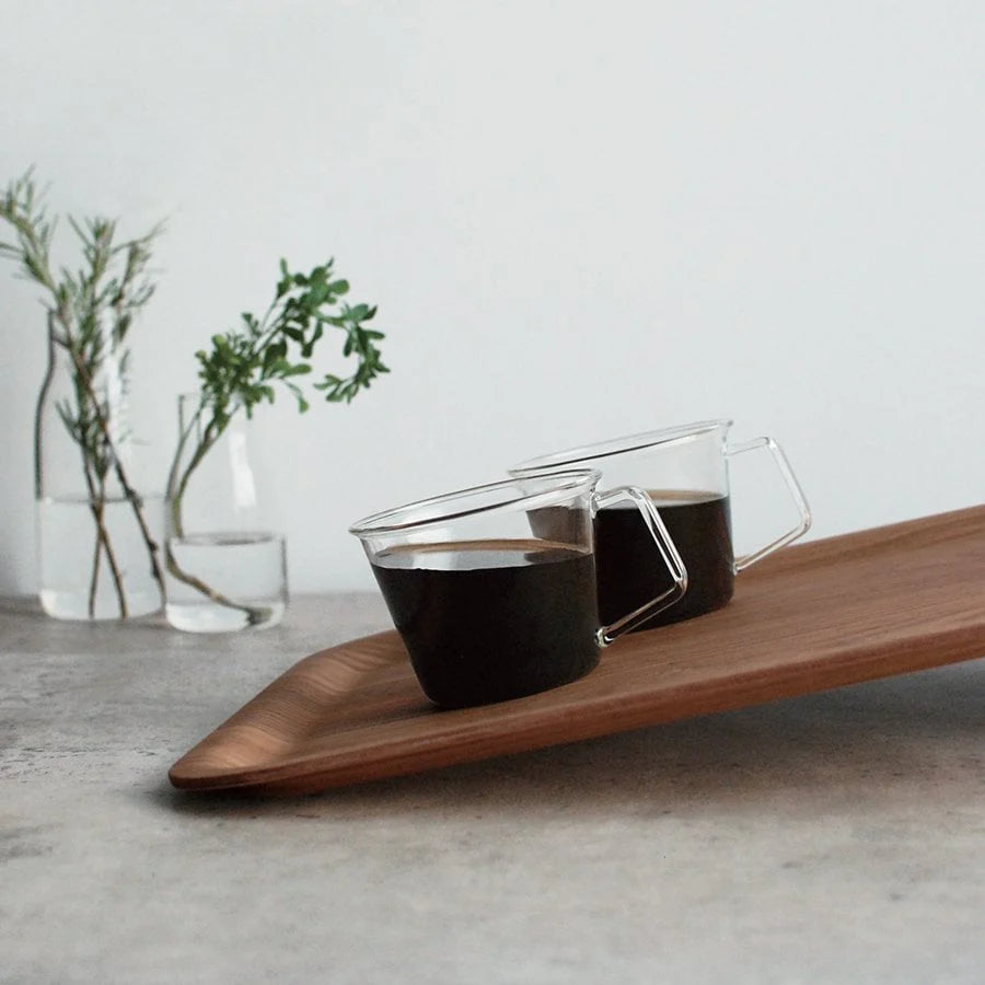 Kinto - Nonslip tray 270x200 mm teak