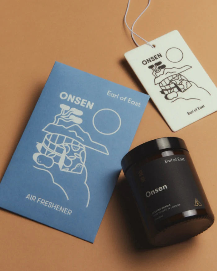 Earl of East Onsen candle and air freshener, alternate view