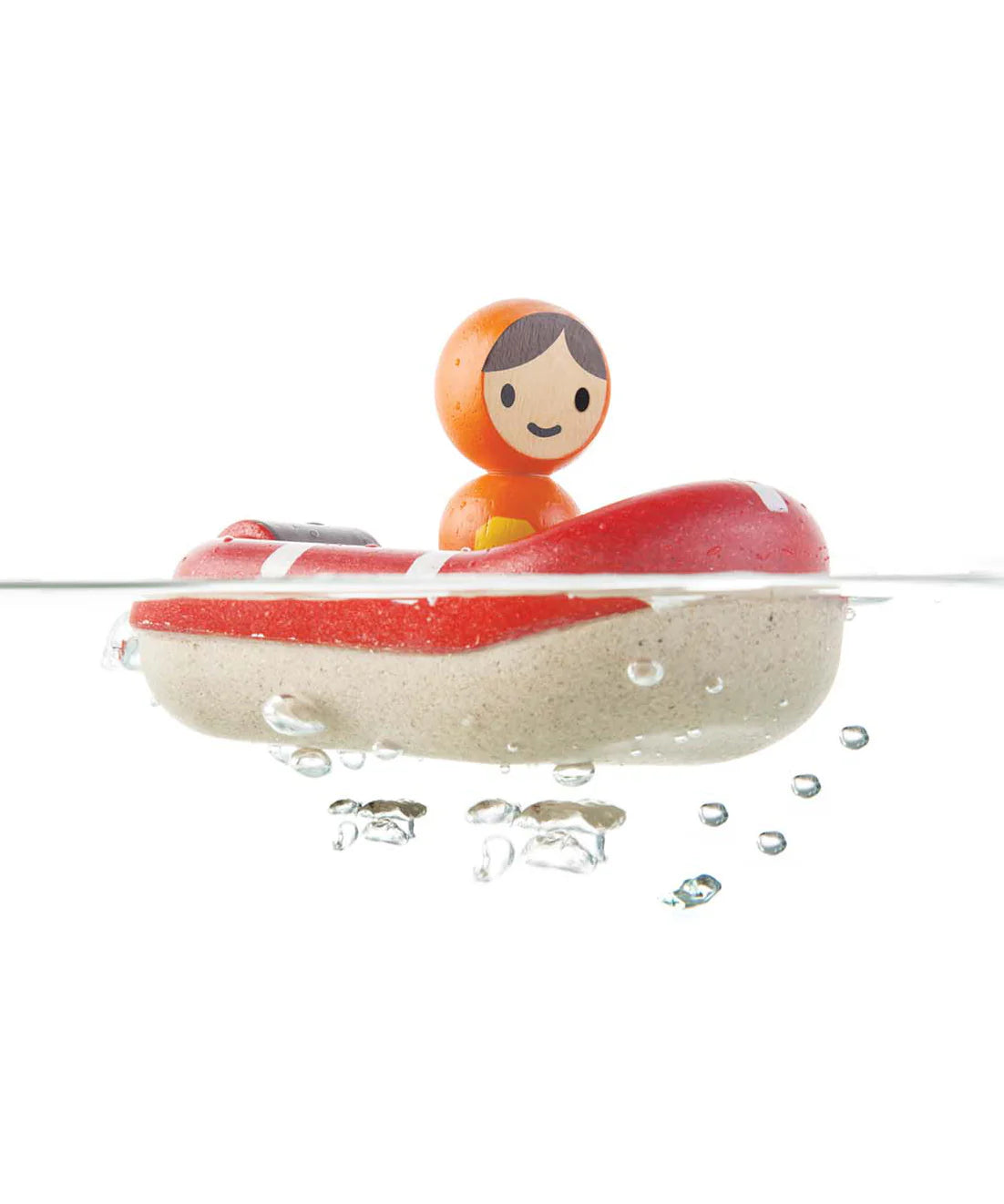 Plan Toys - Coast Guard Boat Bath Toy