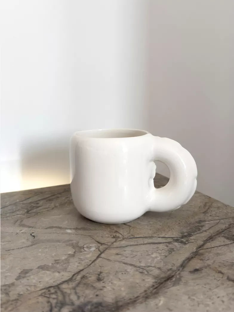 Home Studyo - Gaston Ceramic Mug | Bone Gloss