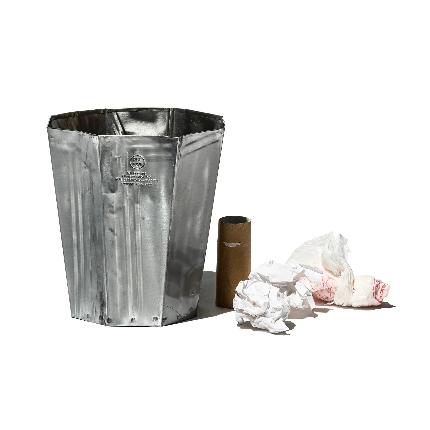 Puebco - Recycle Steel Trash Can