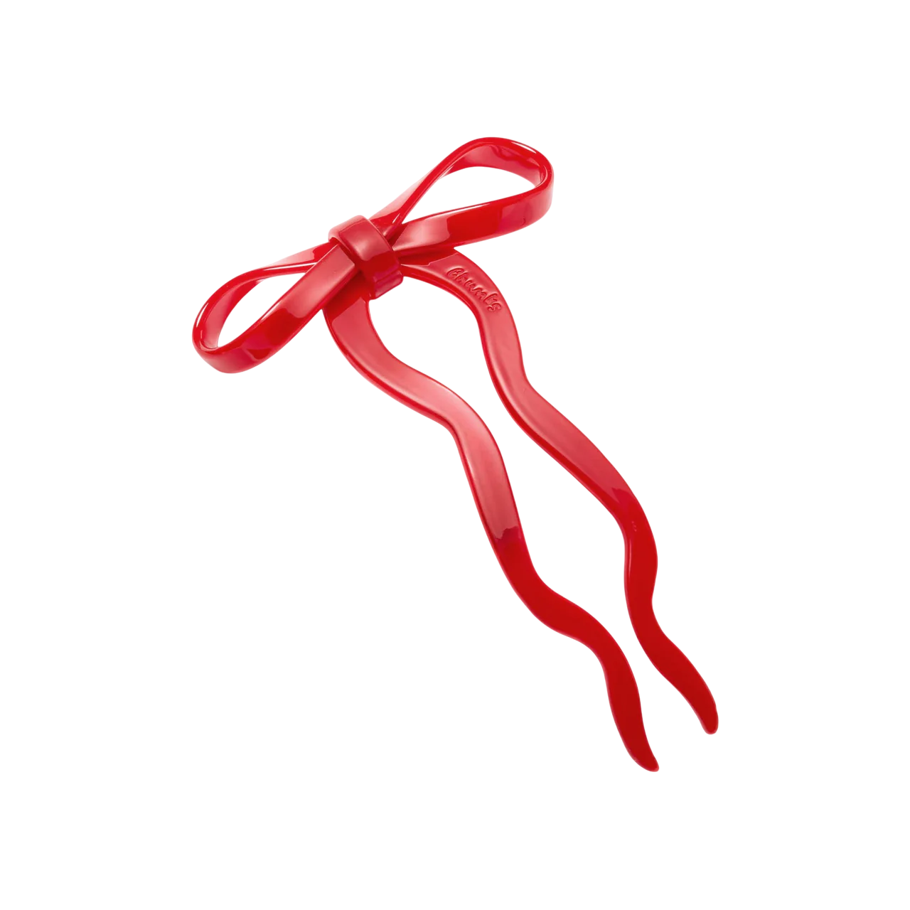Chunks - Bow Hairpin in Large | Cherry