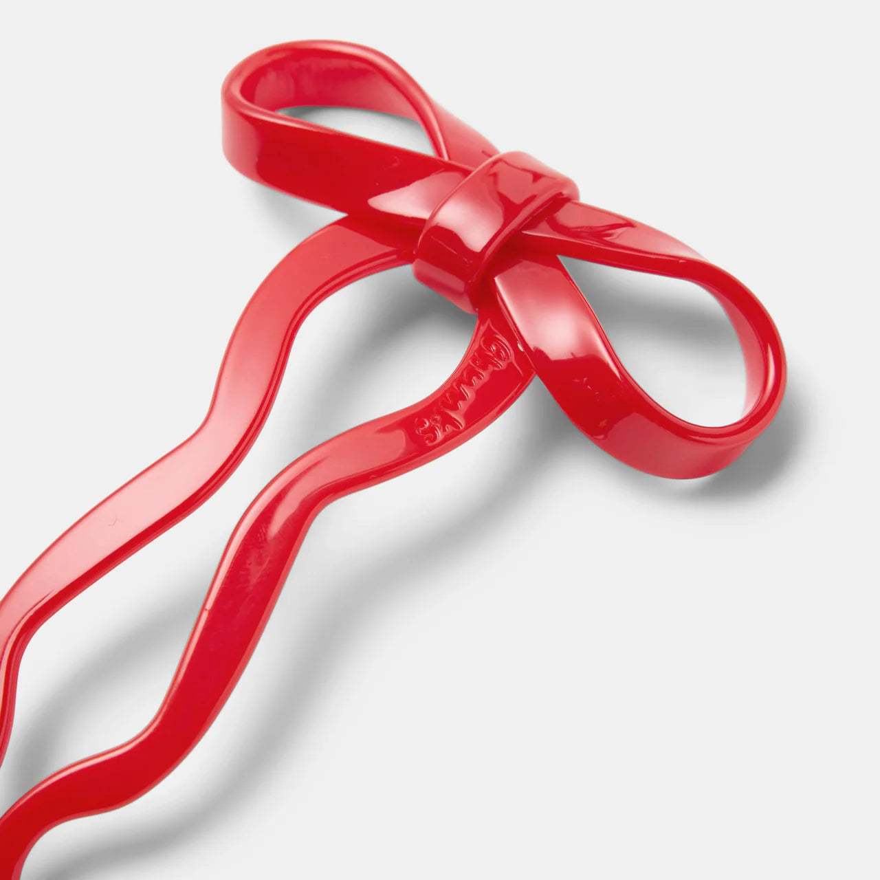 Chunks - Bow Hairpin in Large | Cherry