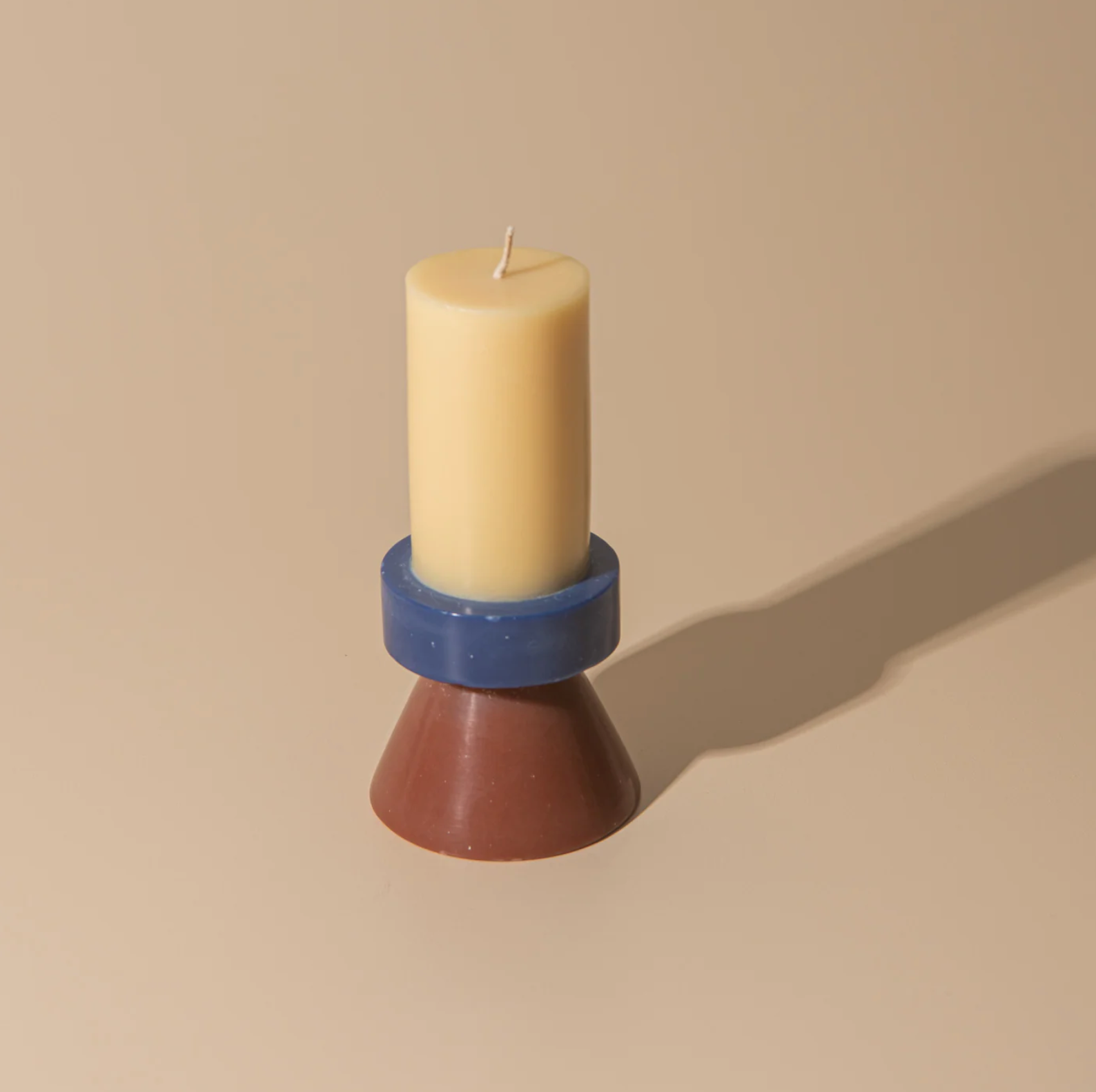 Yod & Co - Stack Candle Tall | Banana / Navy / Chocolate