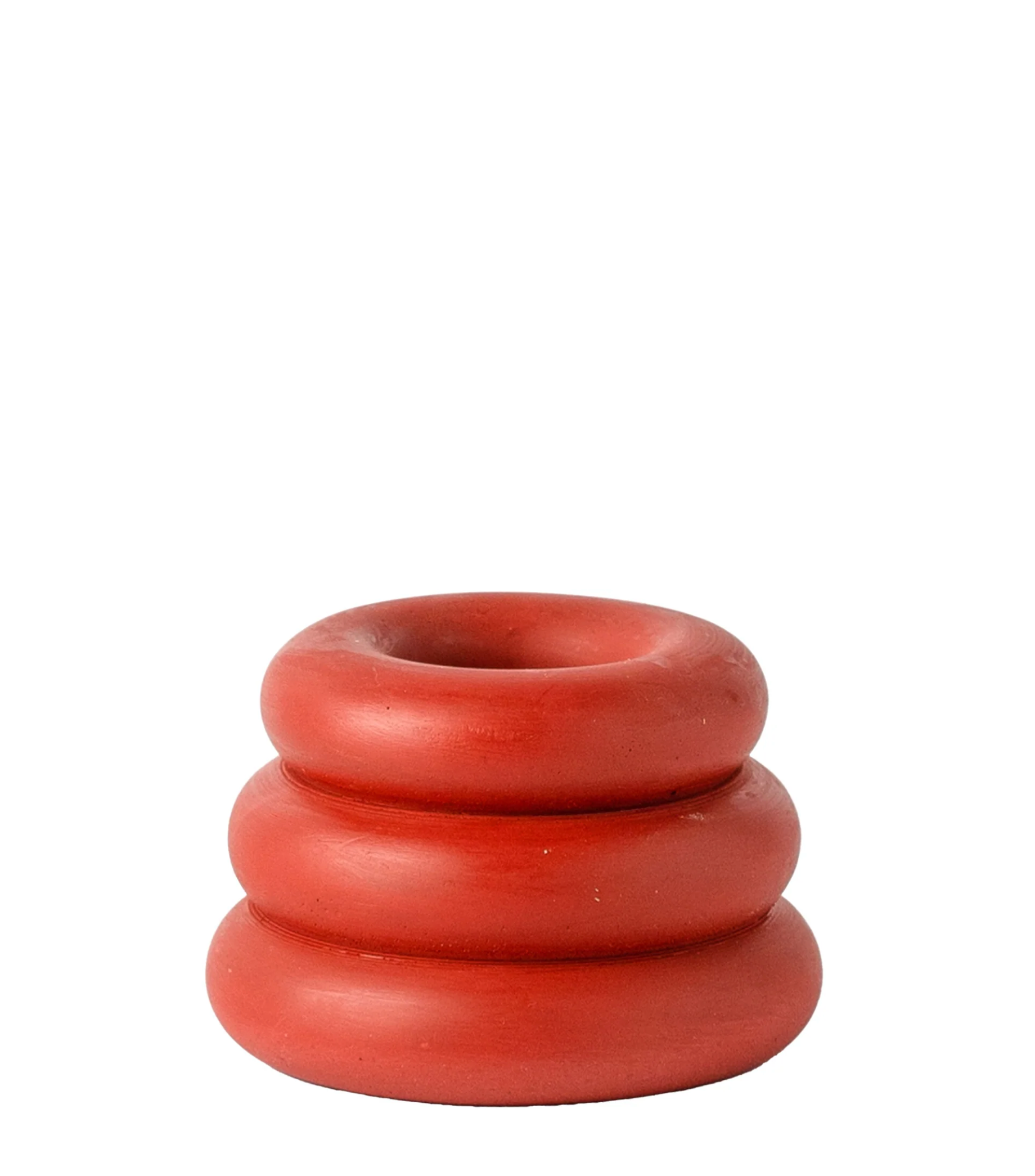 Yod & Co - Triple O Candle Holder | Red