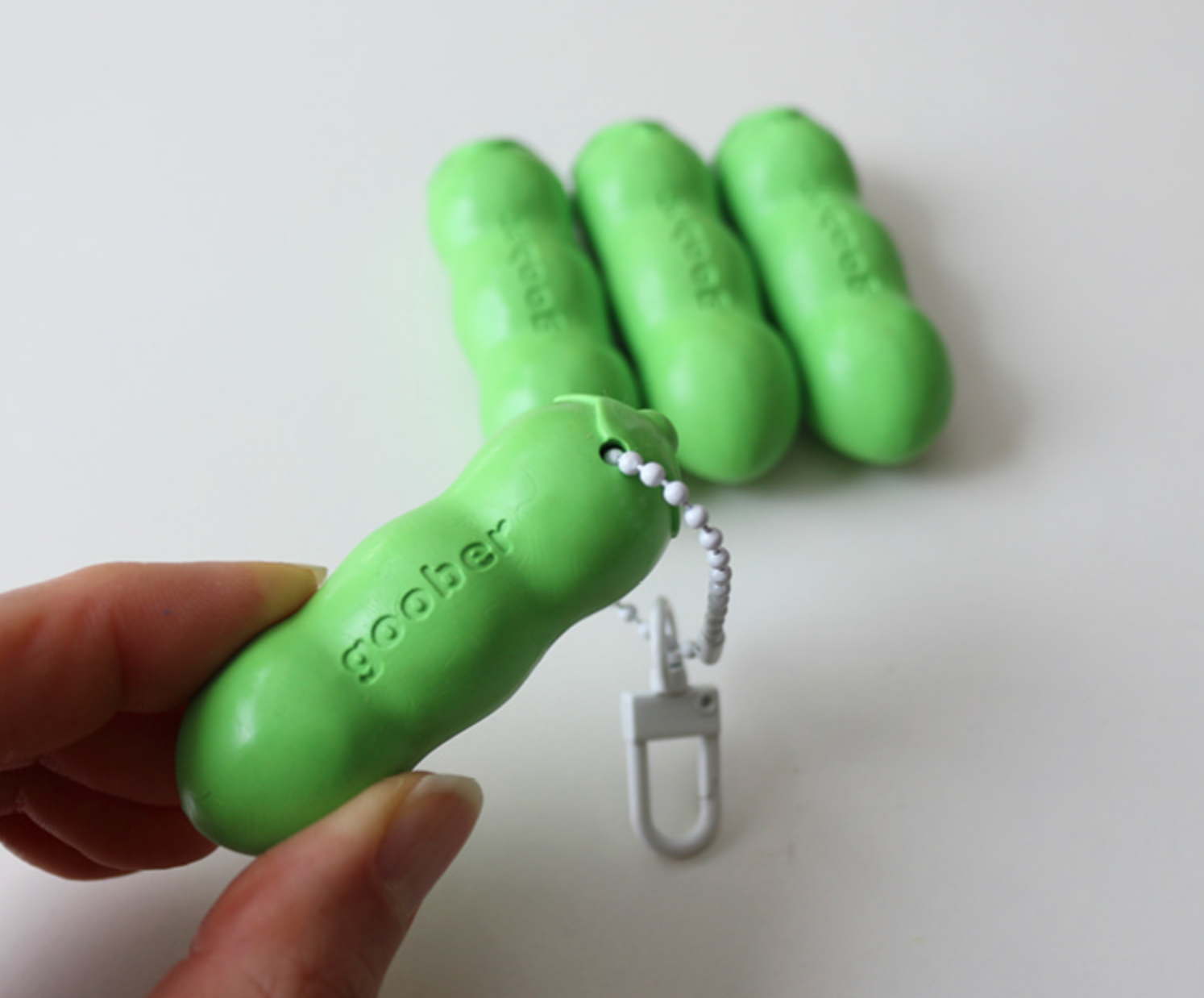 Goober - Farm Crayon Keyring | Peas