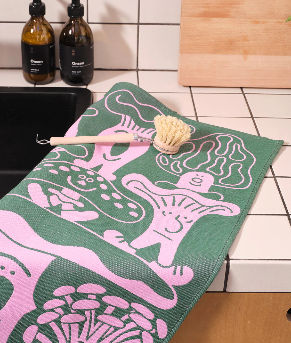 Wrap - Tea Towel | Mushroom