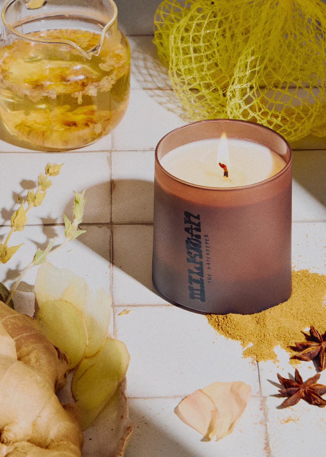 Milkman The Gatekeeper candle, handmade in England