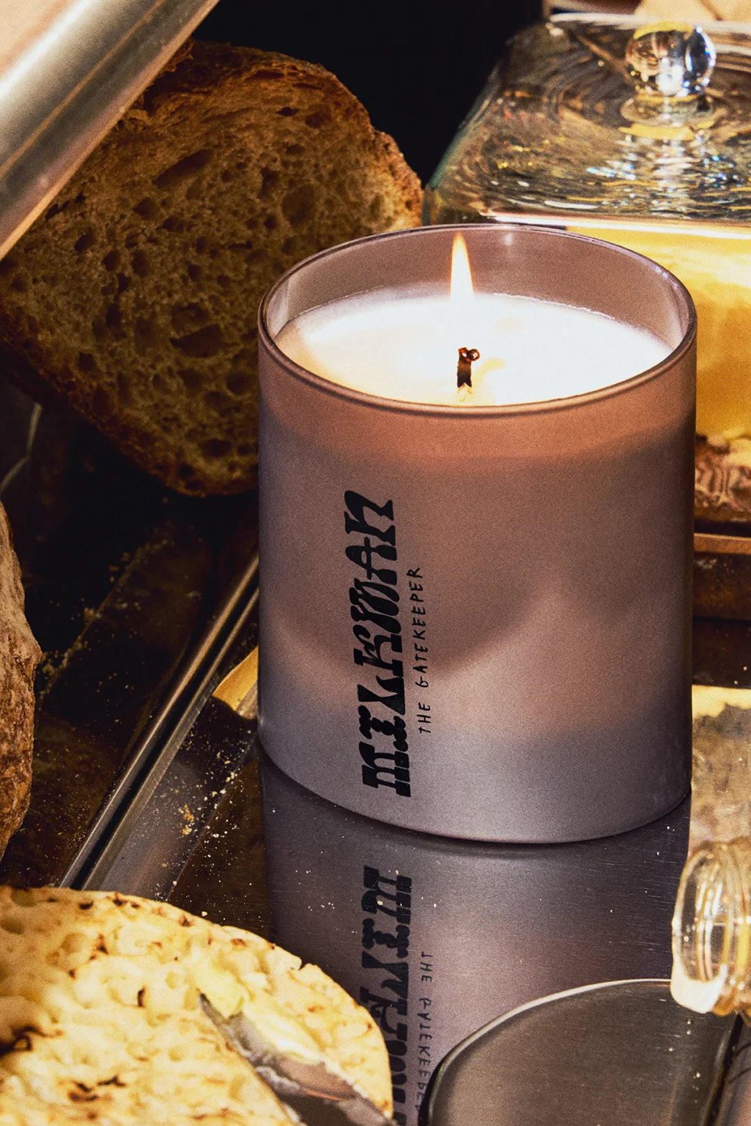 The Gatekeeper candle by Milkman, 240g natural wax blend