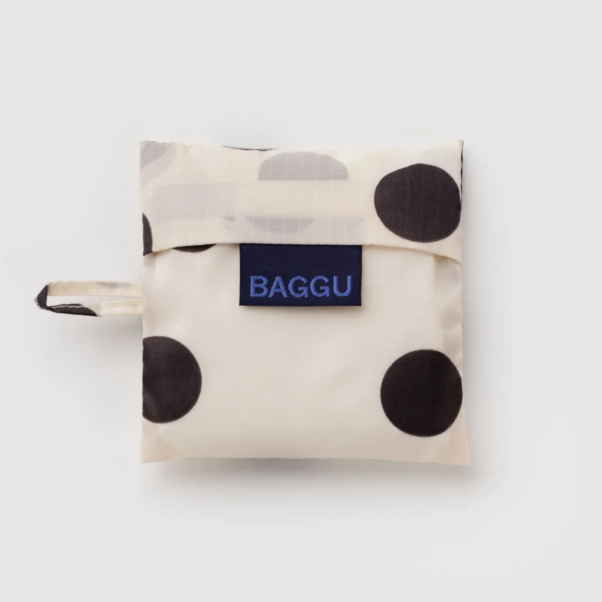 Baggu Baby reusable bag, cream and black polka dot