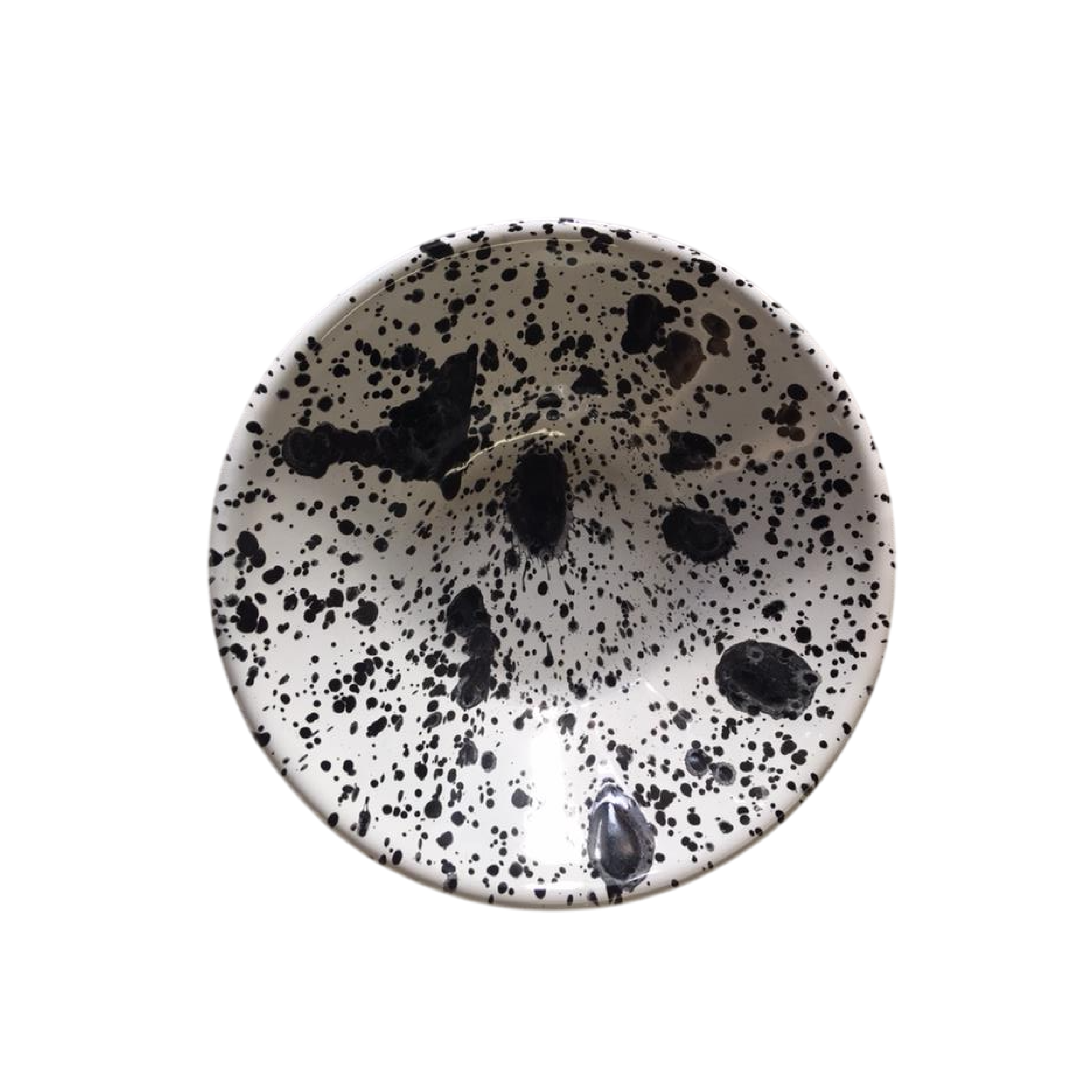 Bornn - Monochrome Bowl 17cm | Black Splatter