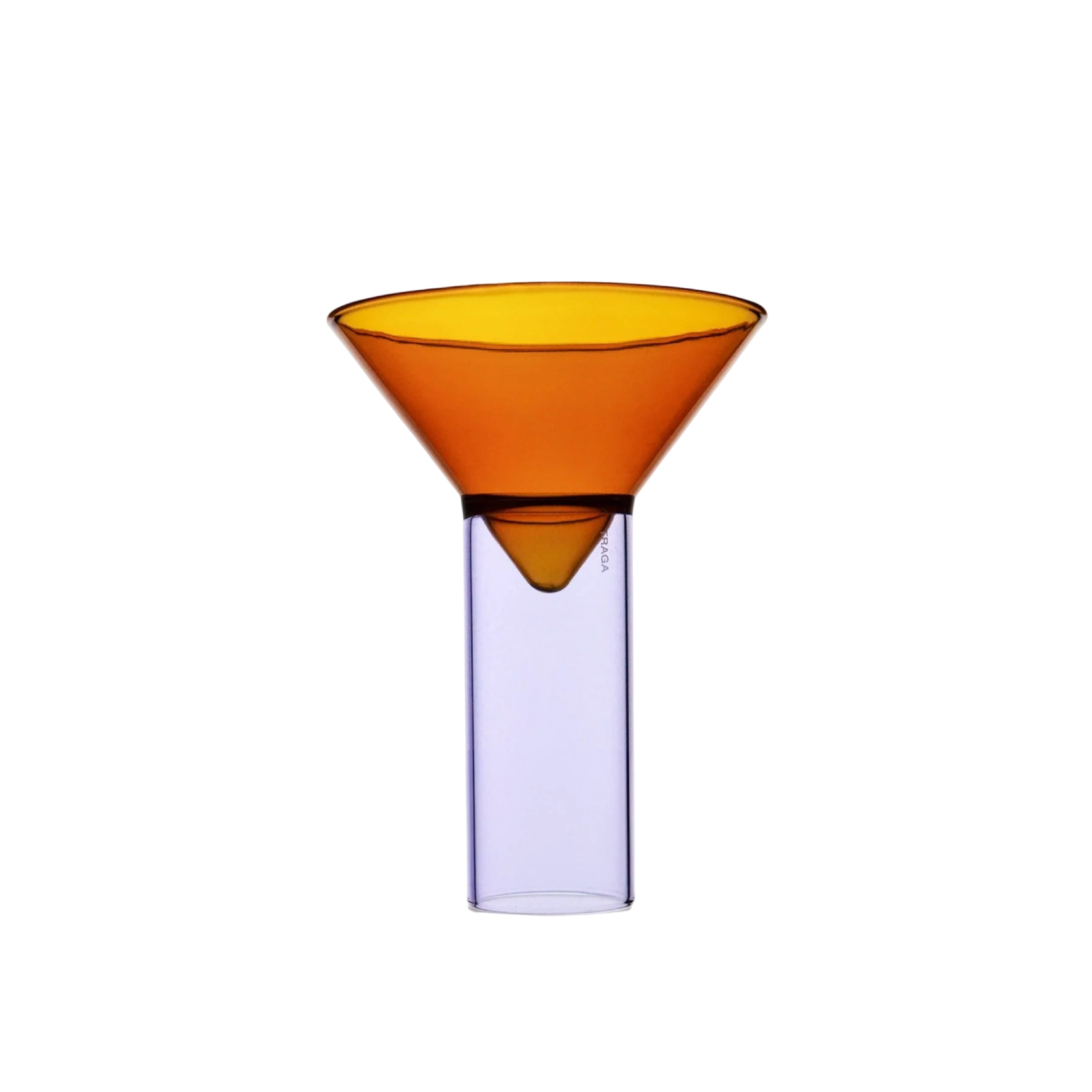 Traga - Martini Shot Glass | Amber & Lilac