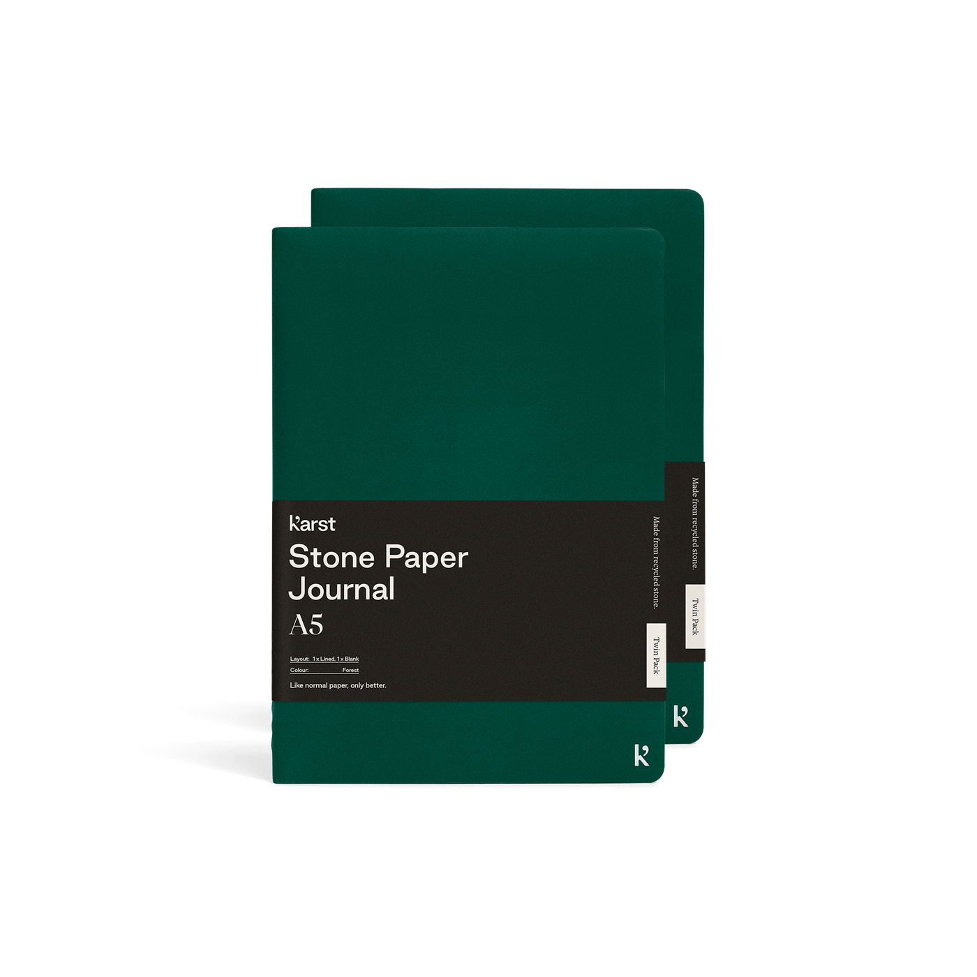 Karst - A5 Stone Paper Journal | Green