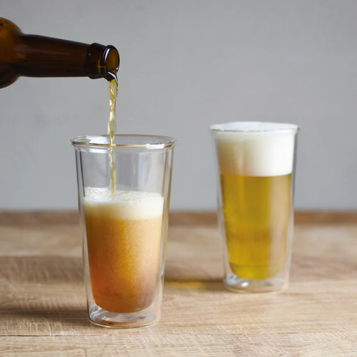 Cast Double Wall Beer Glass 340ml