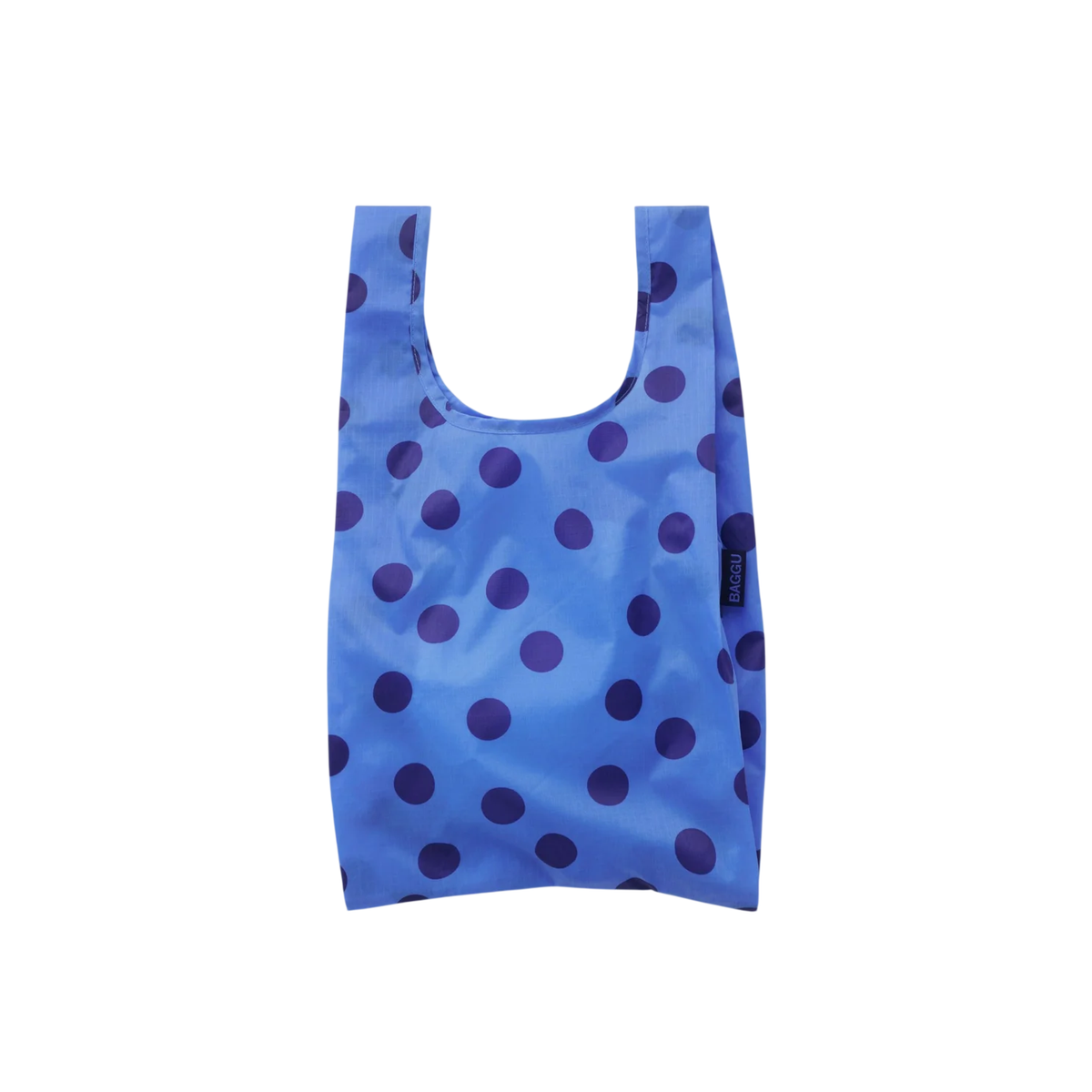 Baggu Baby Bag in blue polka dot, small reusable bag