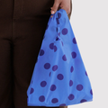Blue polka dot Baggu Baby Bag in recycled ripstop nylon