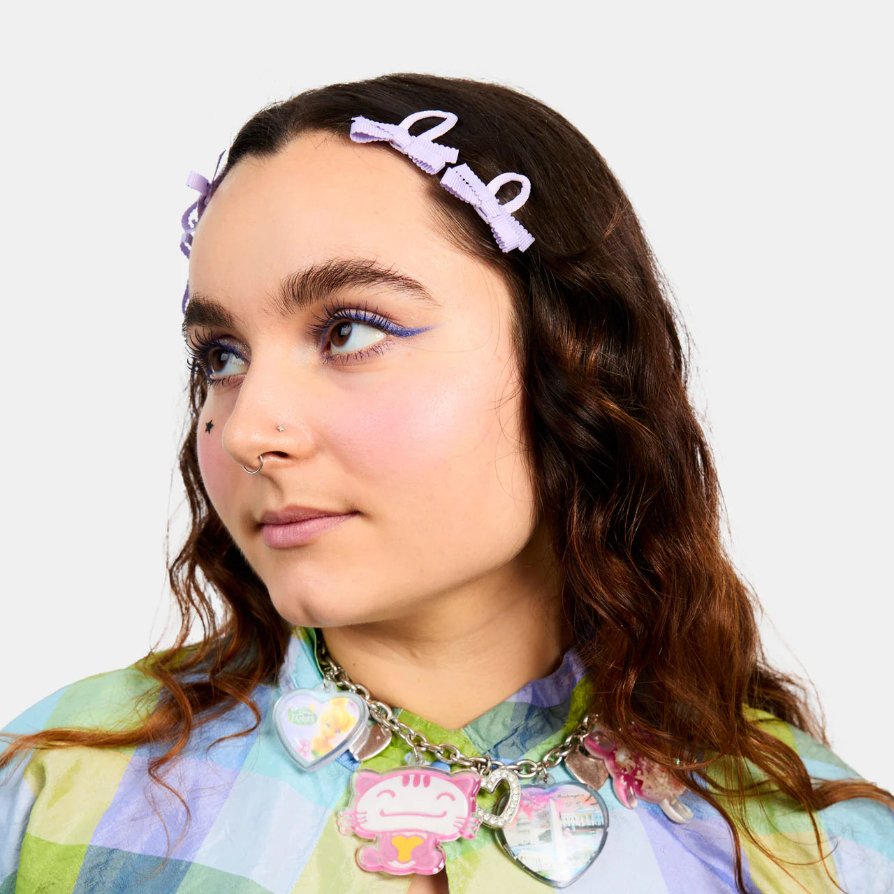 Chunks - Bow Snap Clips | Lilac