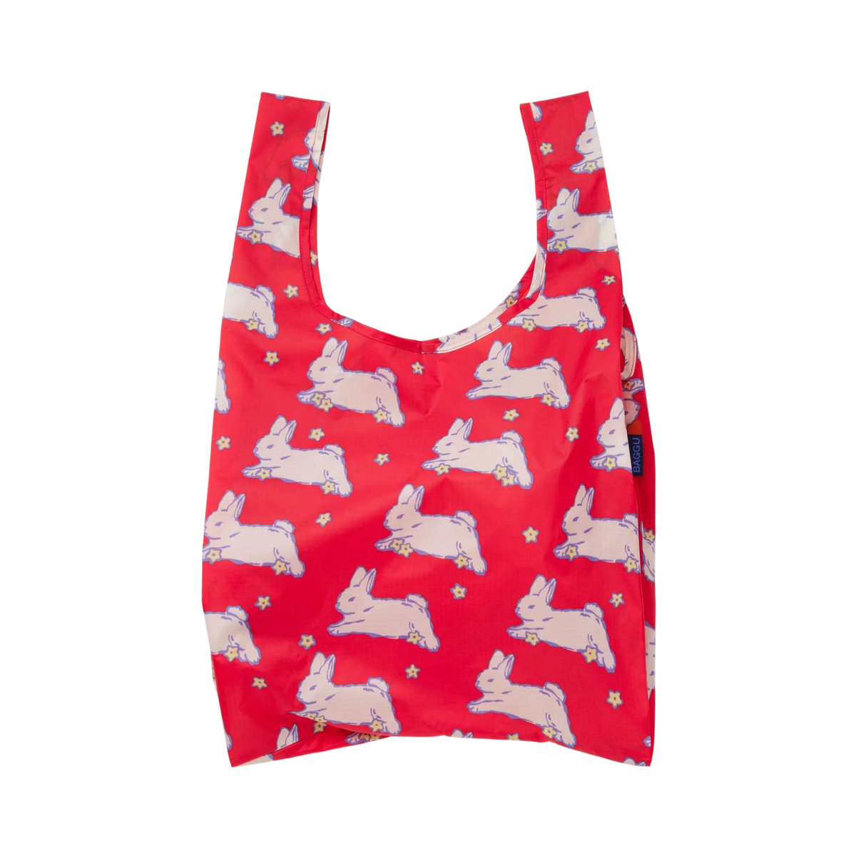 Baggu Standard Bag in Bunnies print, reusable shopping bag