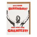 Archivist letterpress greeting card reading You Are the Greatest