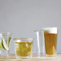 KINTO Cast double wall glassware, detail of the double wall construction