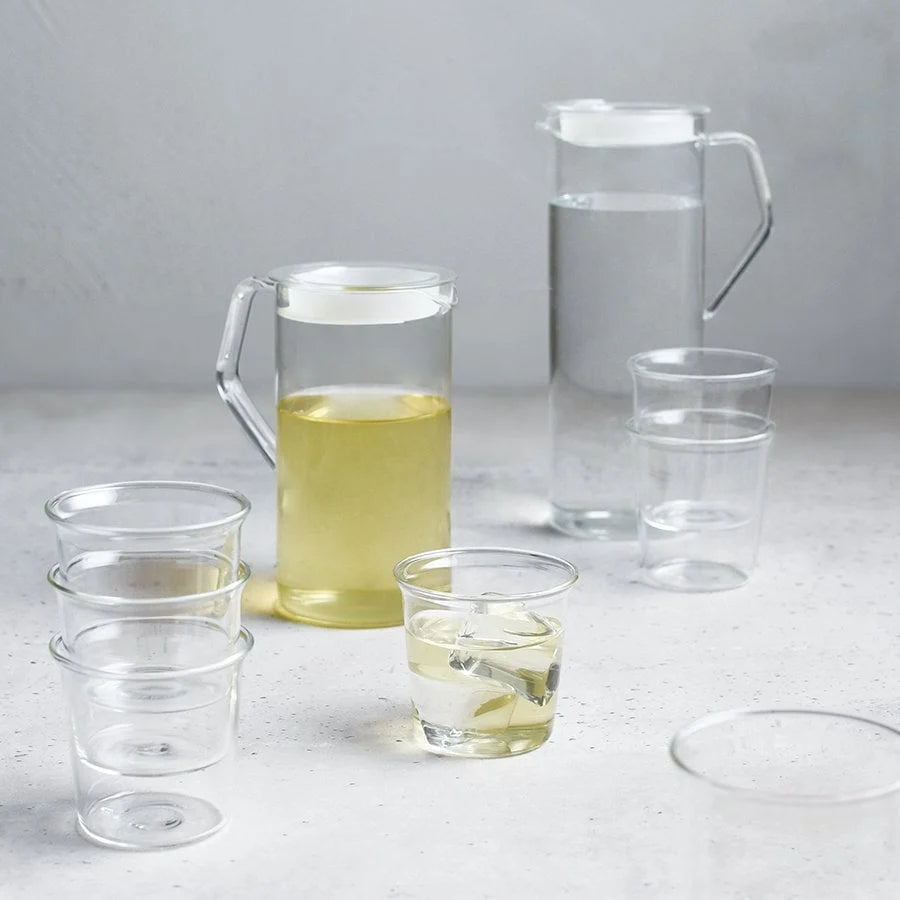 KINTO Cast water jug and glass, alternate view