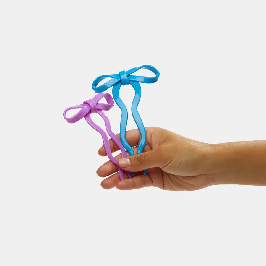 Chunks - Bow Hairpin in Large | Orchid