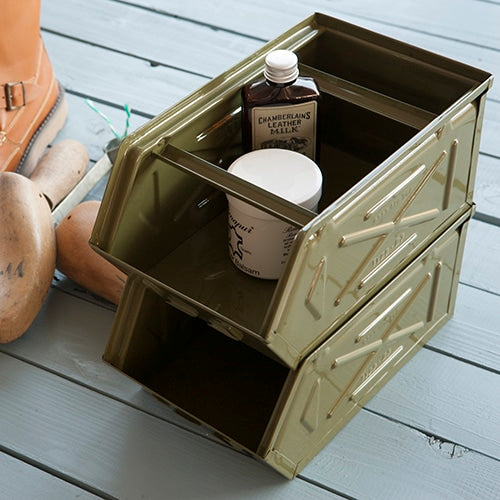 Dulton Parts Stocker Olive Drab – detail