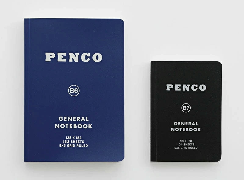 Hightide Penco - Soft PP Notebook B7 | Black