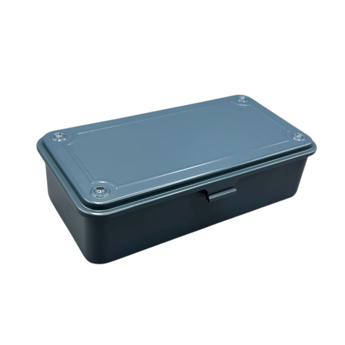 Toyo Steel Trunk Shape Toolbox T-190 Duck Blue
