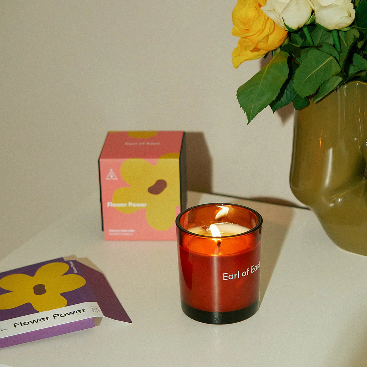 Earl of East - Soy Wax Candle 260ml [9.1oz] | Flower Power