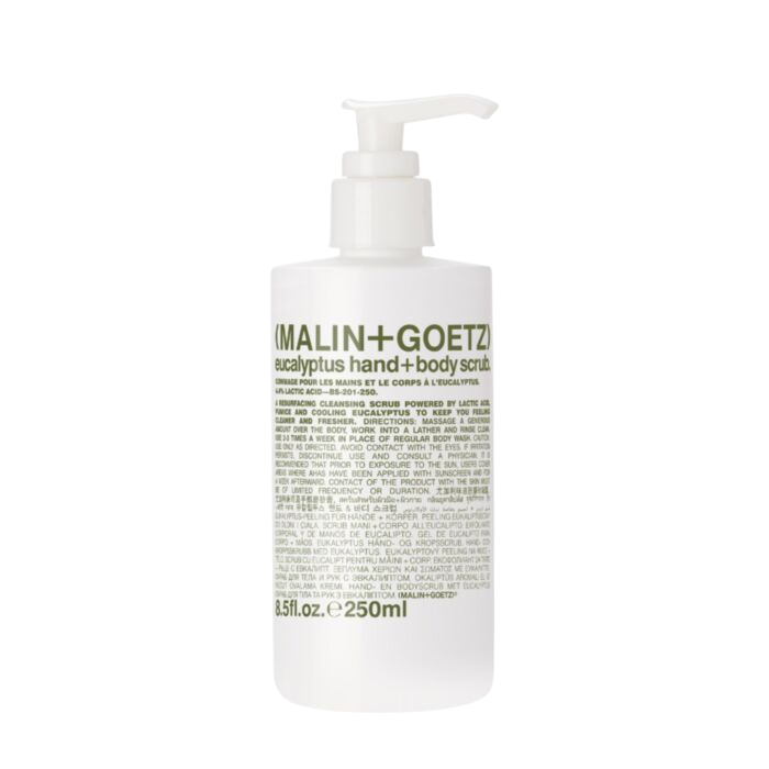 Malin + Goetz - Eucalyptus hand+body Scrub.