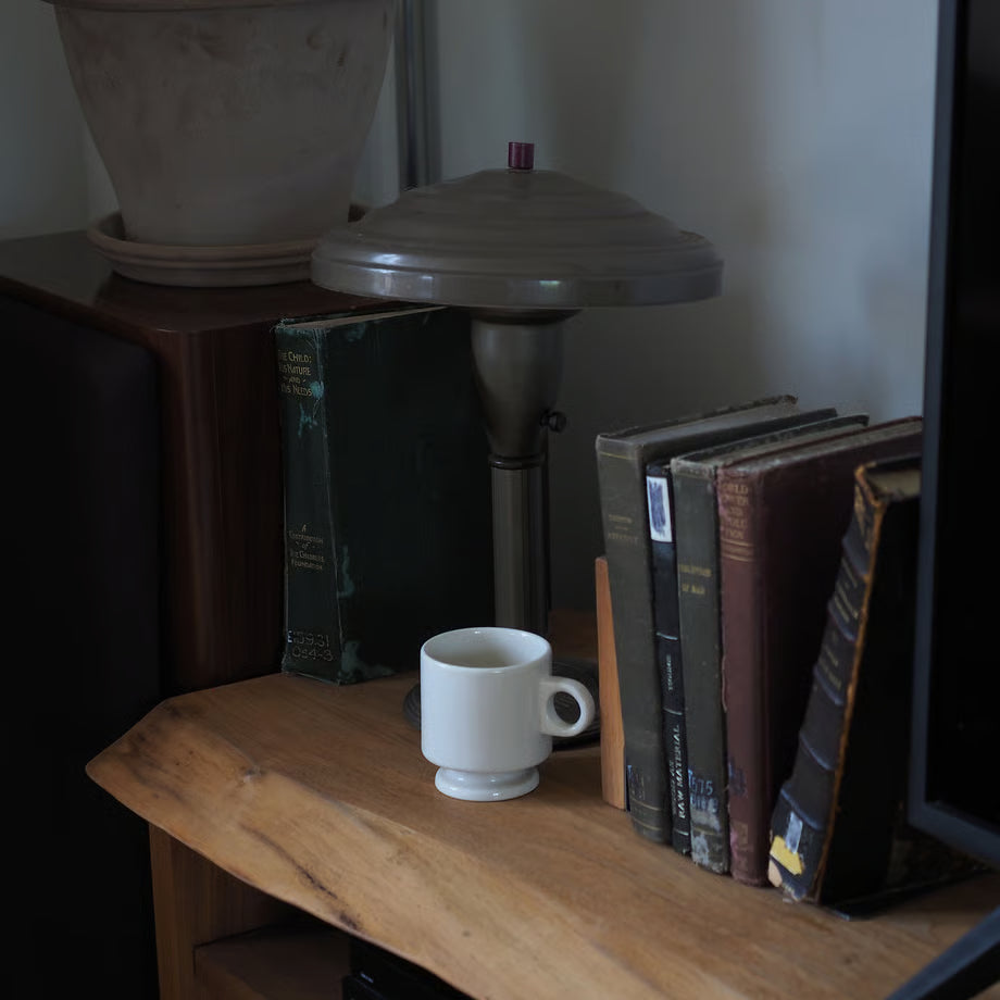Smith Stacking Footed Mug - Vanilla