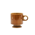 Smith Stacking Footed Mug - Brown