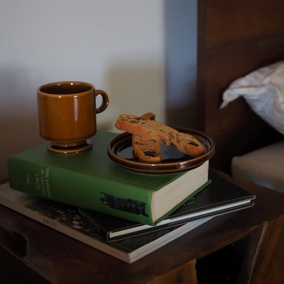 Smith Stacking Footed Mug - Brown