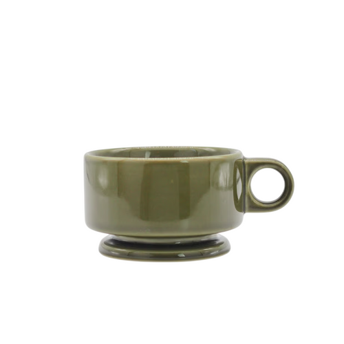 Chips Japan Smith Stacking Footed Soup Mug Green