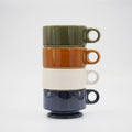 Smith Stacking Footed Soup Mug - Green