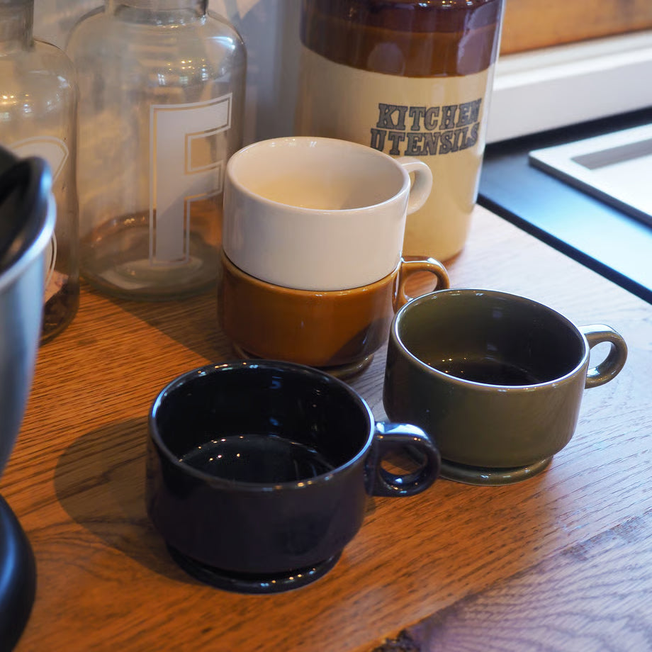 Smith Stacking Footed Soup Mug - Vanilla