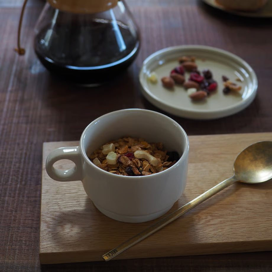 Smith Stacking Footed Soup Mug - Vanilla