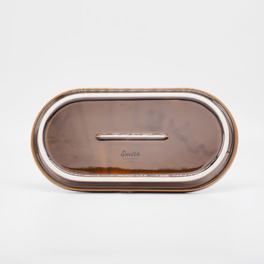 Smith Stacking Oval Plate - Brown