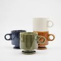 Smith Stacking Footed Mug - Brown