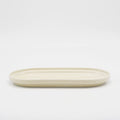 Smith Stacking Oval Plate - Vanilla