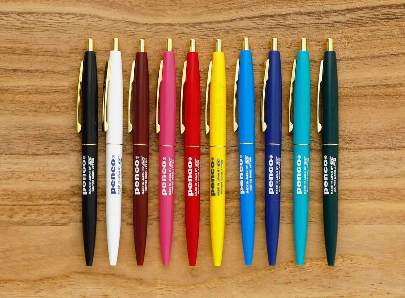 Hightide Penco - Knock Ballpoint Pen | White
