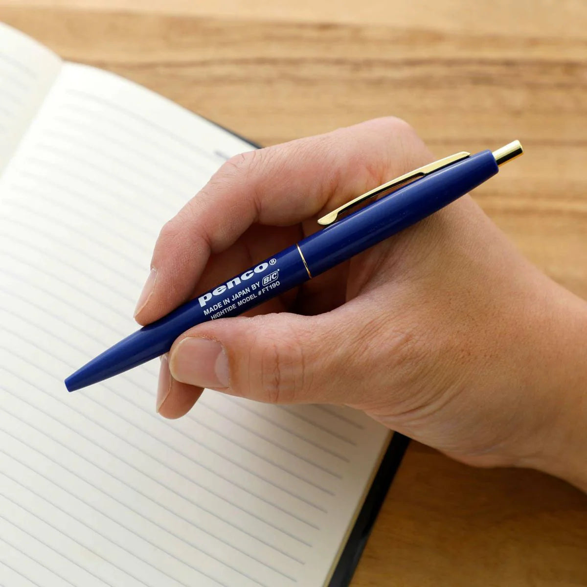 Hightide Penco - Knock Ballpoint Pen | Blue